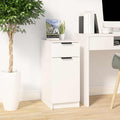 Storage Cabinet Engineered Wood Desk Office Cupboard 33.5X50X75Cm Smoked Oak 33.