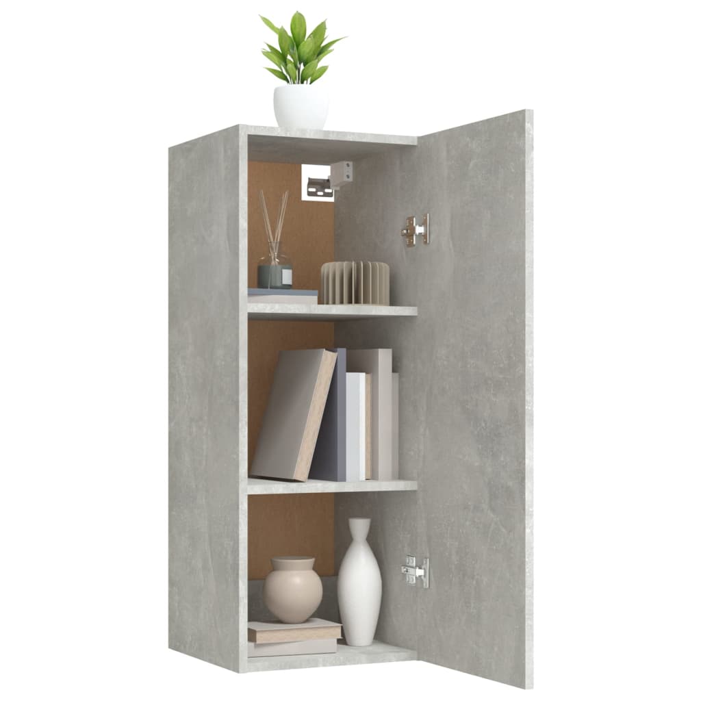 Wall Cabinet 34.5X34X90 Cm Engineered Wood
