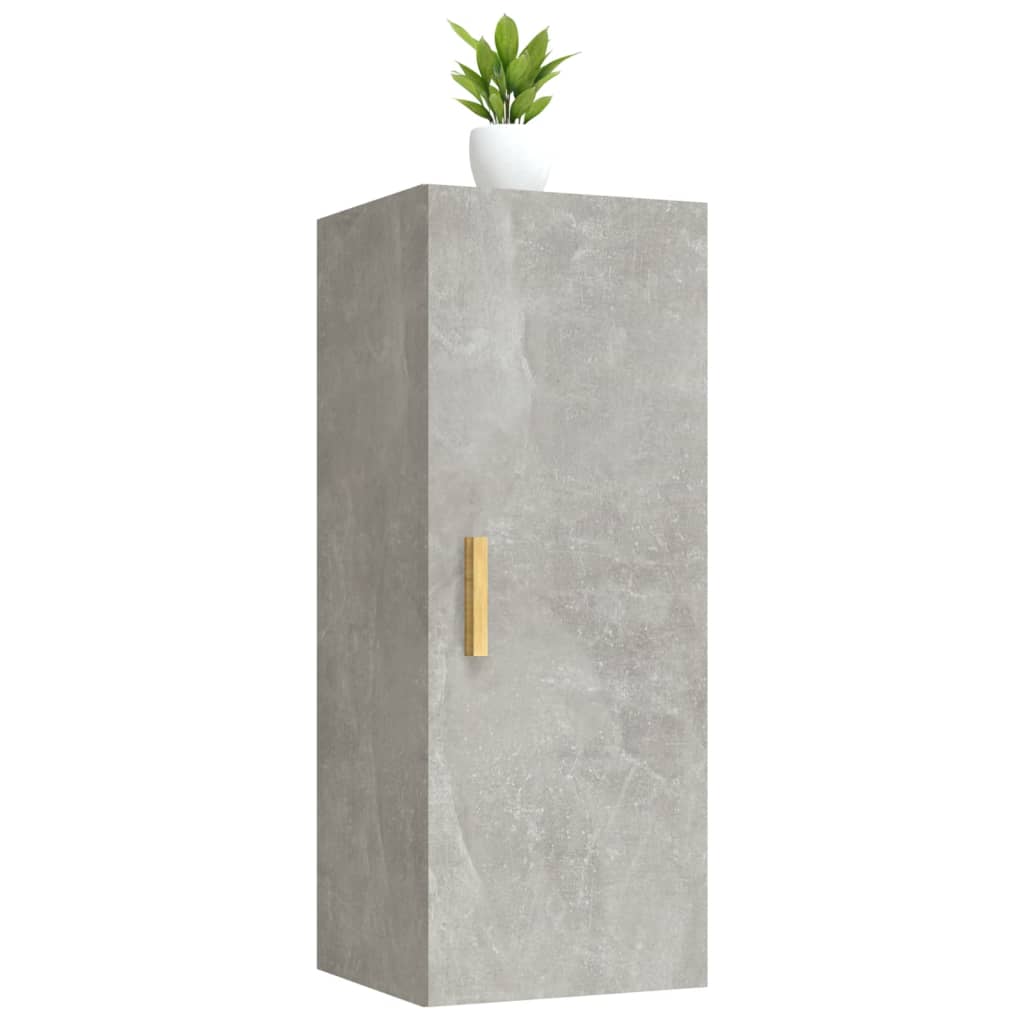 Wall Cabinet 34.5X34X90 Cm Engineered Wood