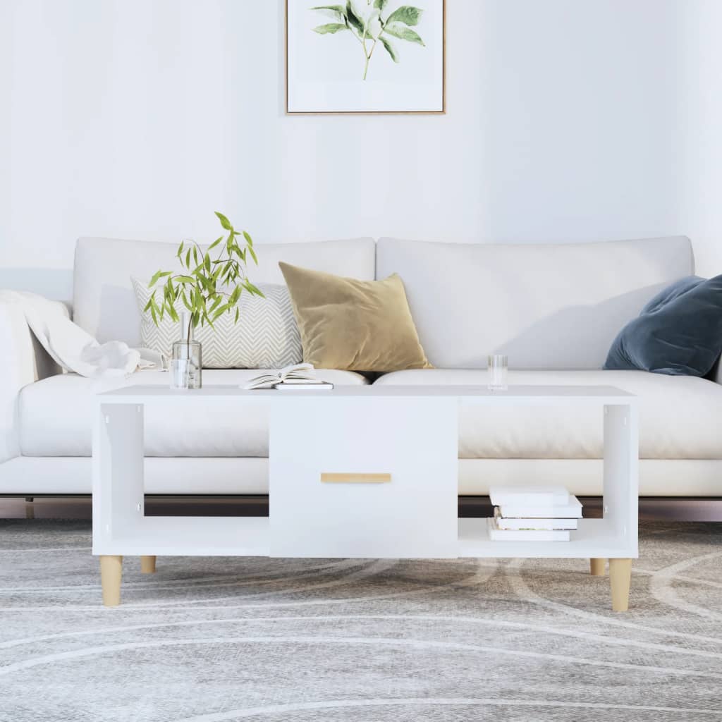 Coffee Table 102X50X40 Cm Engineered Wood