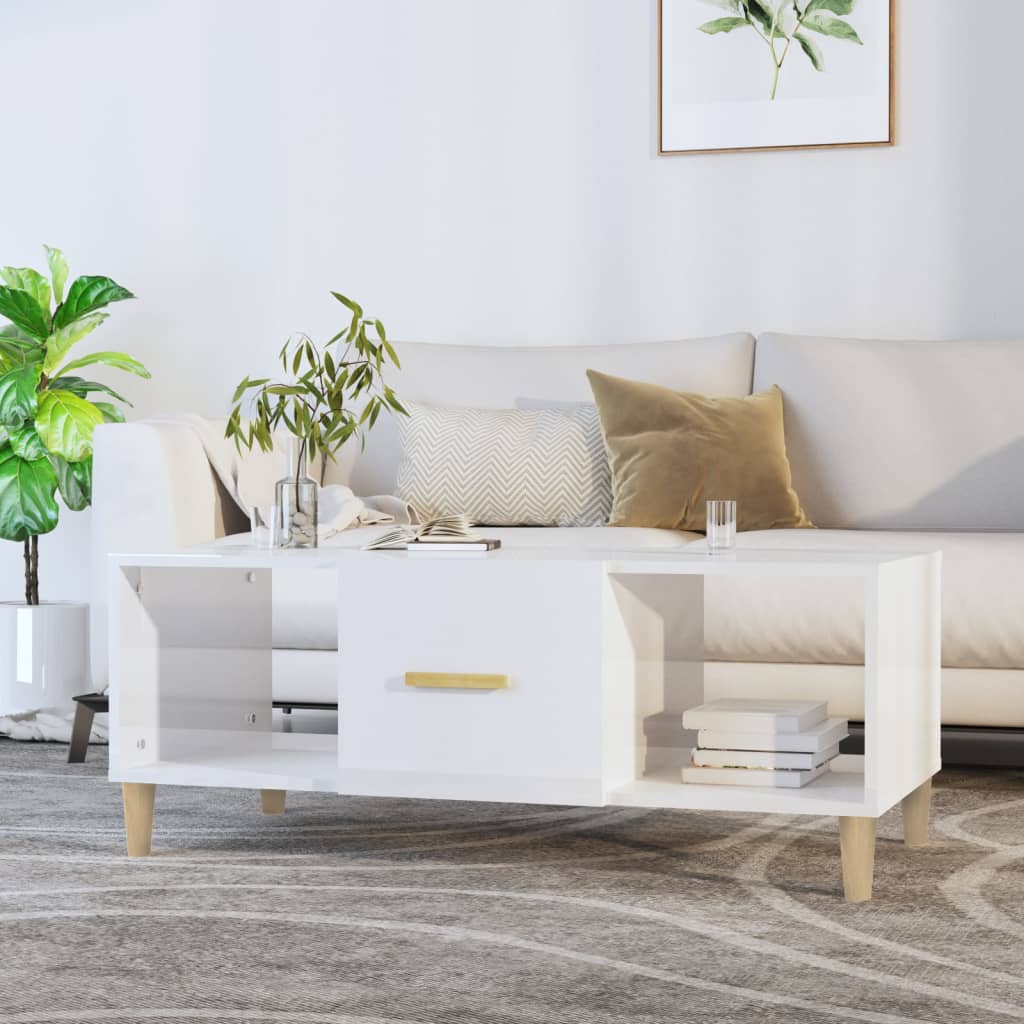 Coffee Table 102X50X40 Cm Engineered Wood