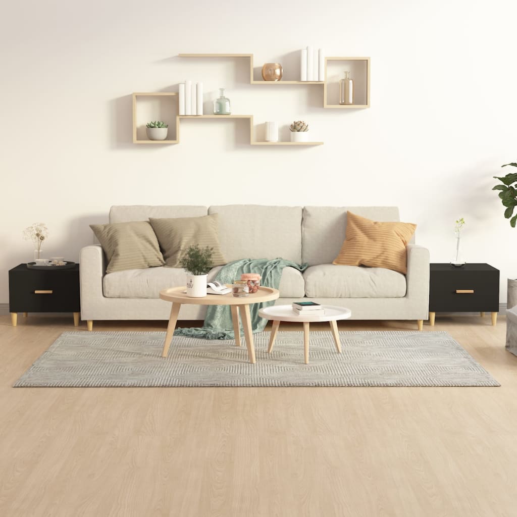 Coffee Tables 2 Pcs 50X50X40 Cm Engineered Wood