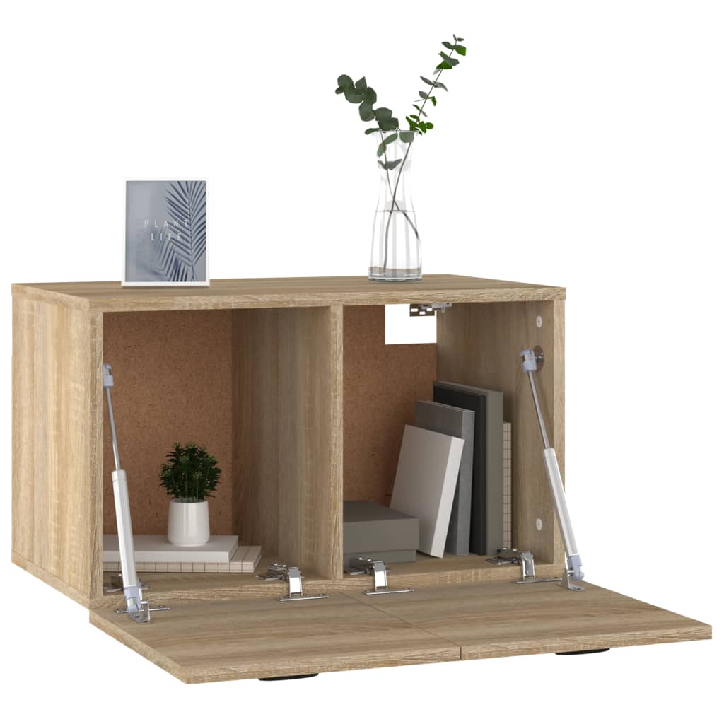Wall Cabinet 60X36.5X35 Cm Engineered Wood