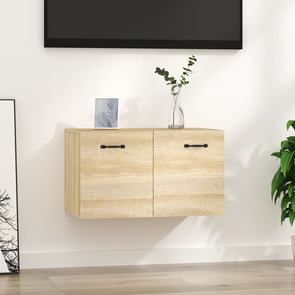 Wall Cabinet 60X36.5X35 Cm Engineered Wood