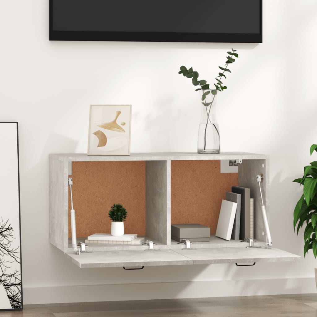 Wall Cabinet 80X36.5X35 Cm Engineered Wood
