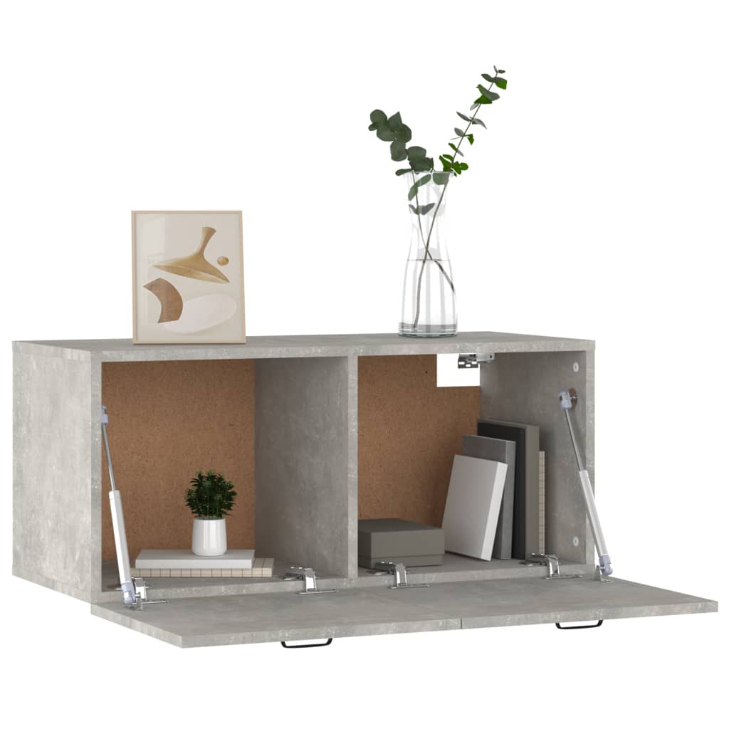 Wall Cabinet 80X36.5X35 Cm Engineered Wood