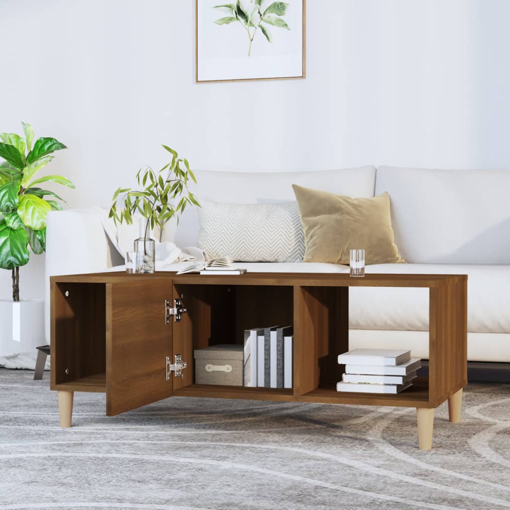 Coffee Table 102X50X40 Cm Engineered Wood
