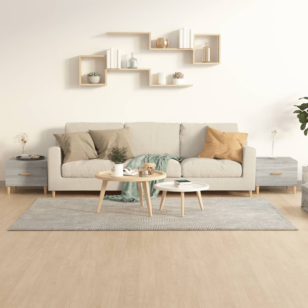 Coffee Tables 2 Pcs 50X50X40 Cm Engineered Wood