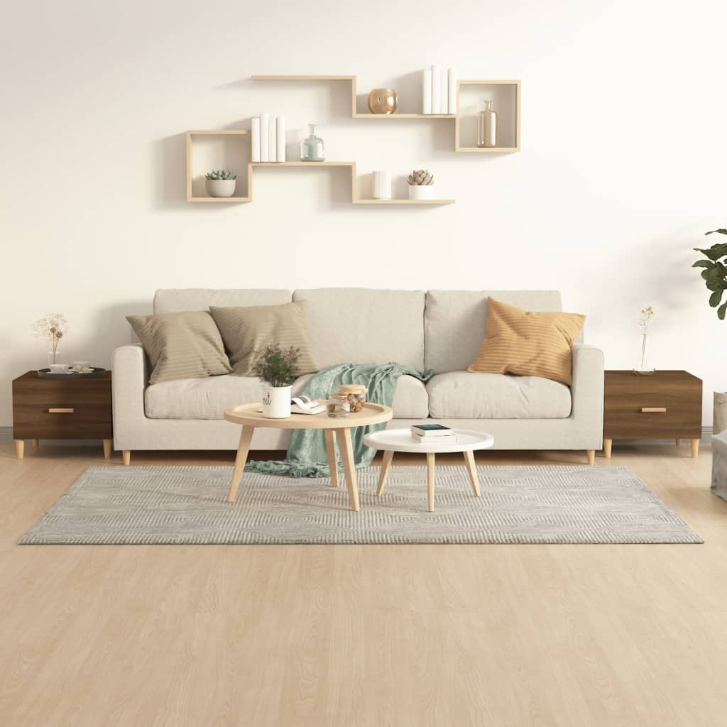 Coffee Tables 2 Pcs 50X50X40 Cm Engineered Wood