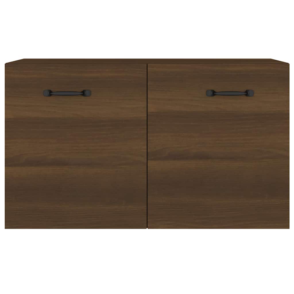 Storage Cabinet Sonoma Oak Wall 60x36.5x35cm Floating Cupboard Brown oak 60 cm