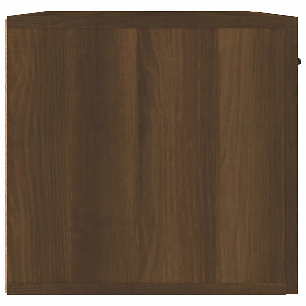 Storage Cabinet Sonoma Oak Wall 60x36.5x35cm Floating Cupboard Brown oak 60 cm