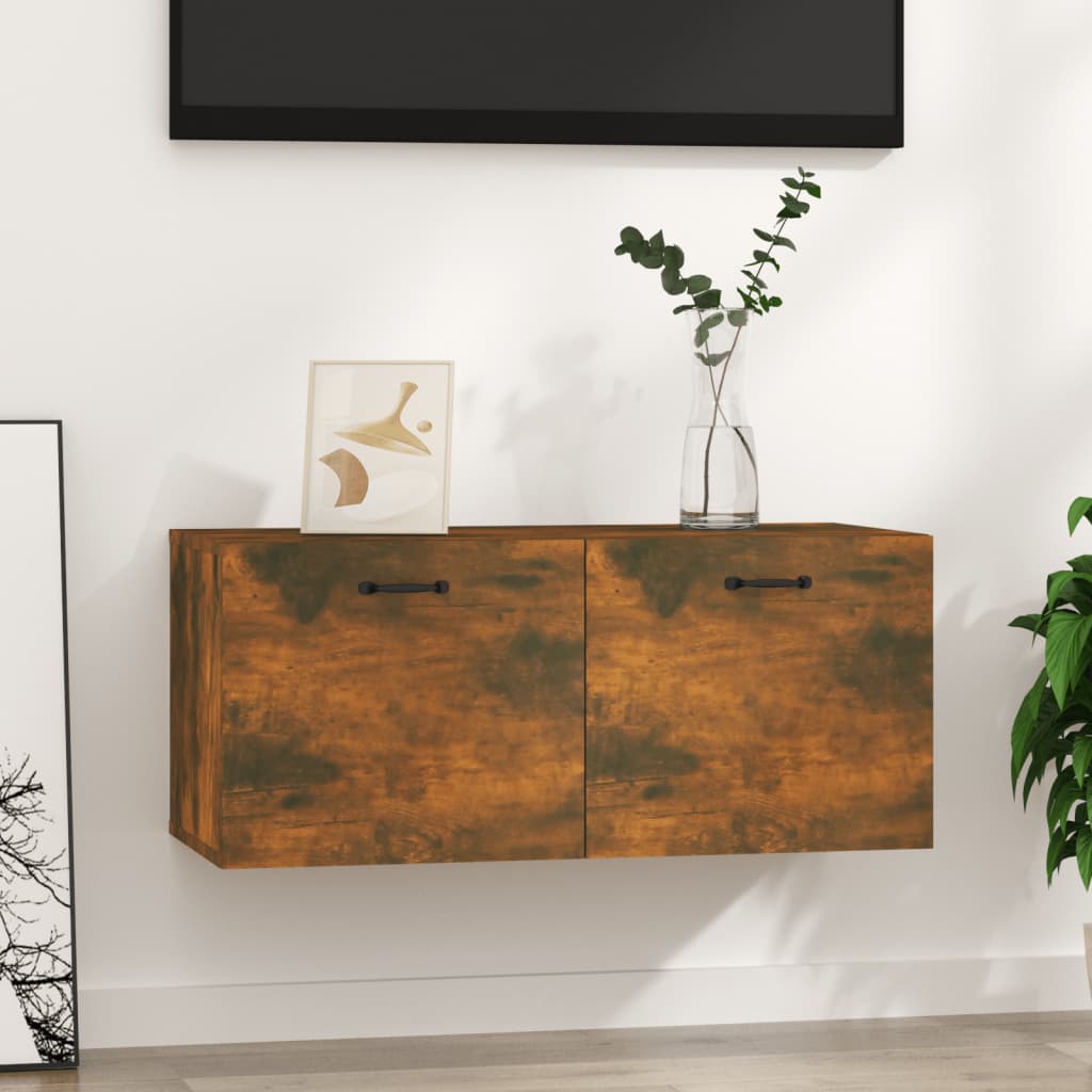 Wall Cabinet 80X36.5X35 Cm Engineered Wood