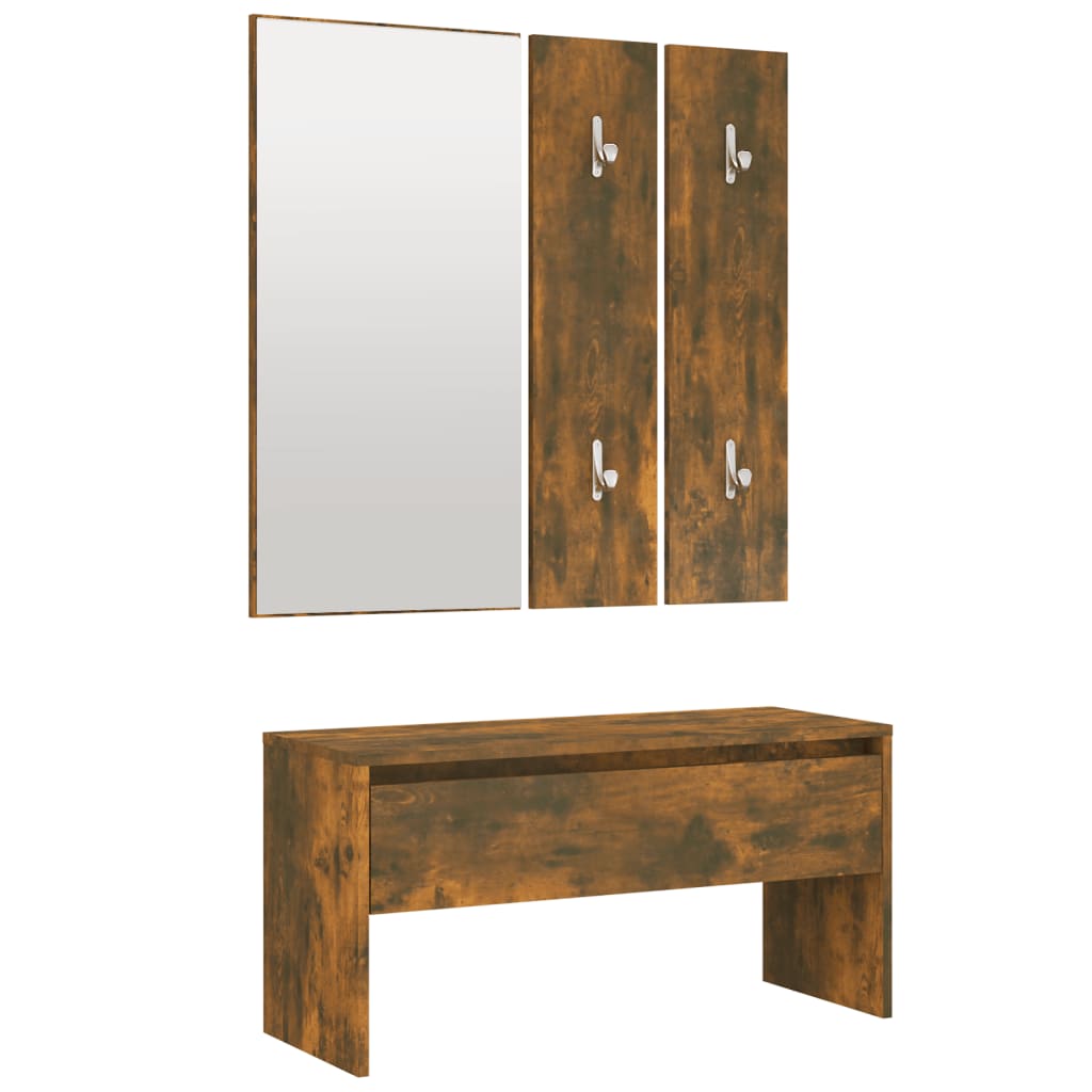 Hallway Furniture Set Engineered Wood