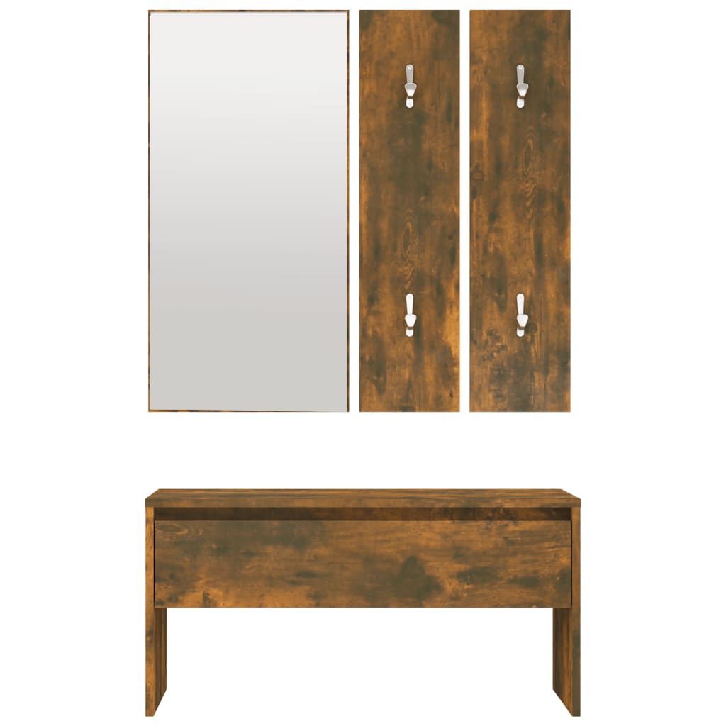 Hallway Furniture Set Engineered Wood