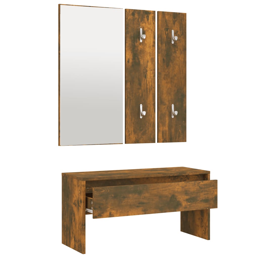 Hallway Furniture Set Engineered Wood
