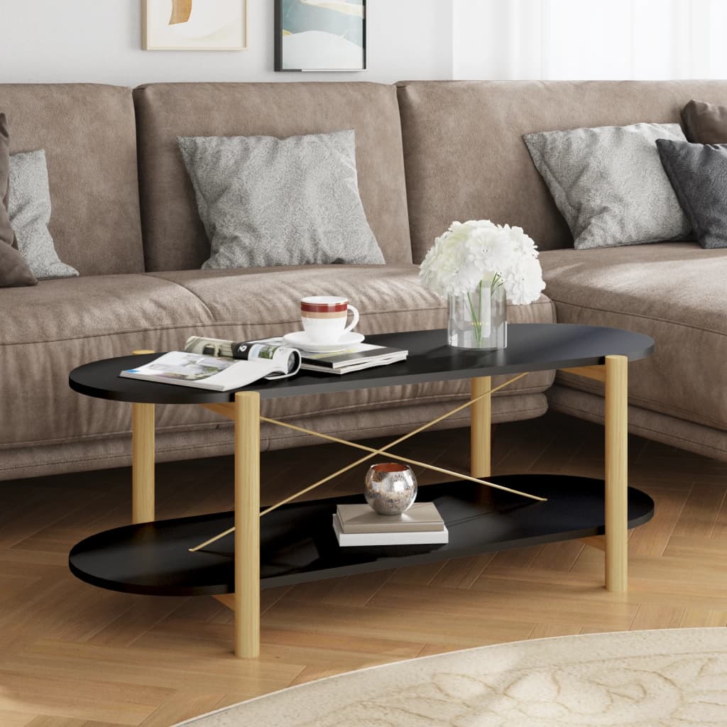 Coffee Table 110X48X40 Cm Engineered Wood