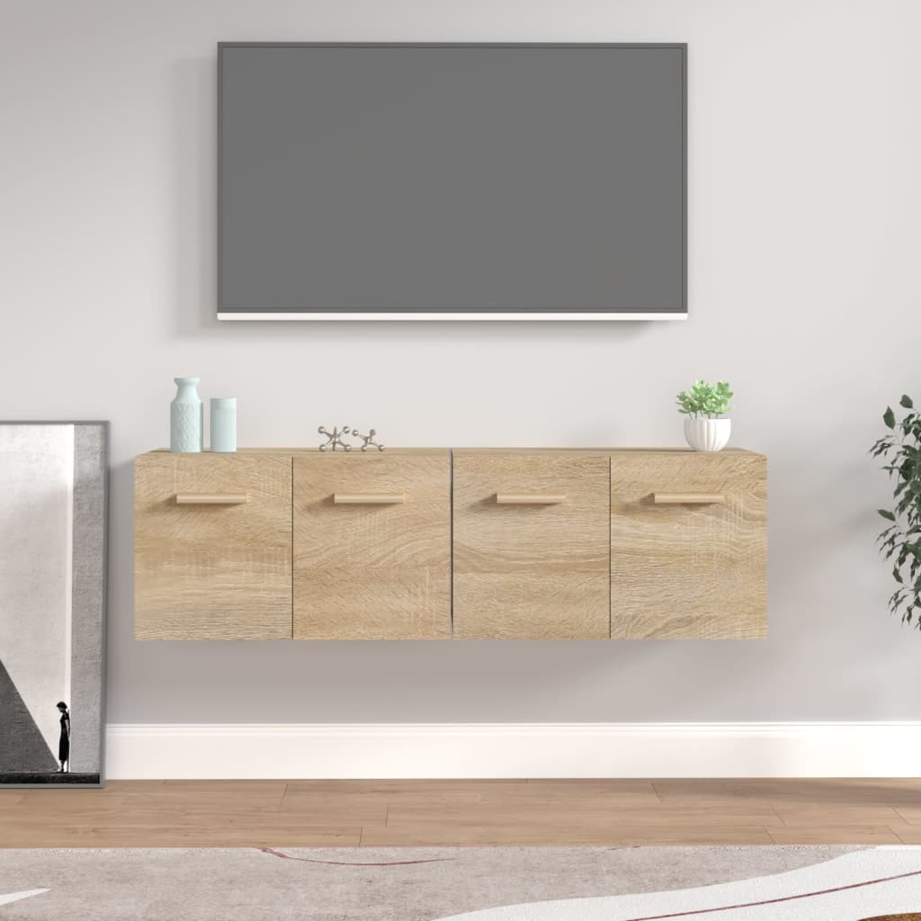 Wall Cabinets 2 Pcs Engineered Wood