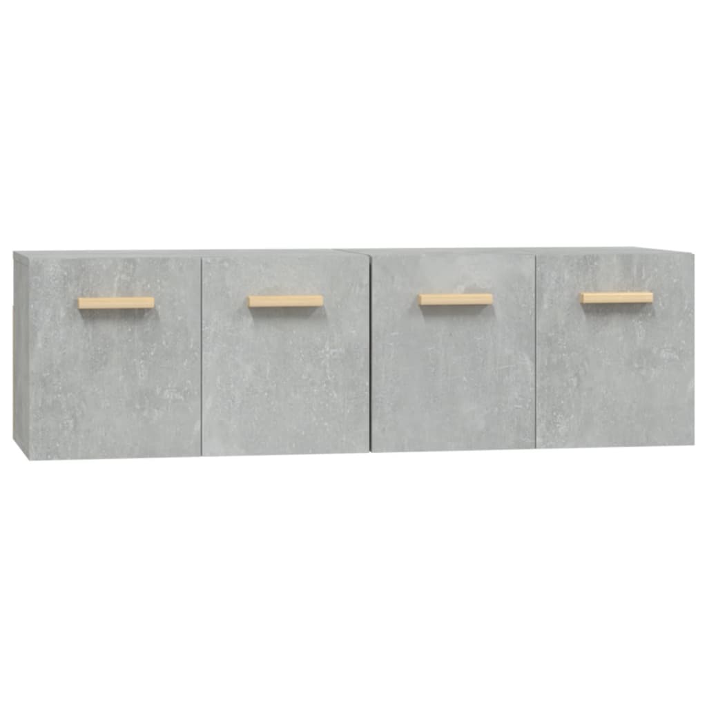 Wall Cabinets 2 Pcs Engineered Wood