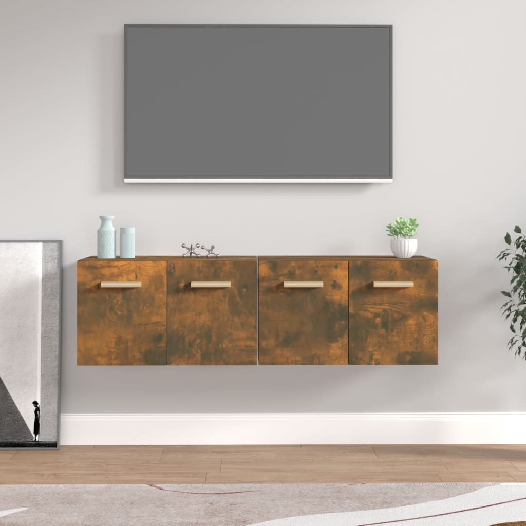 Wall Cabinets 2 Pcs Engineered Wood