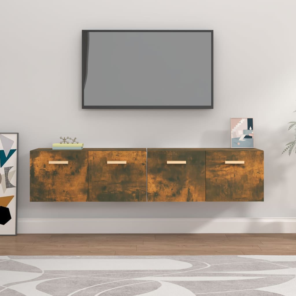 Wall Cabinets 2 Pcs Engineered Wood