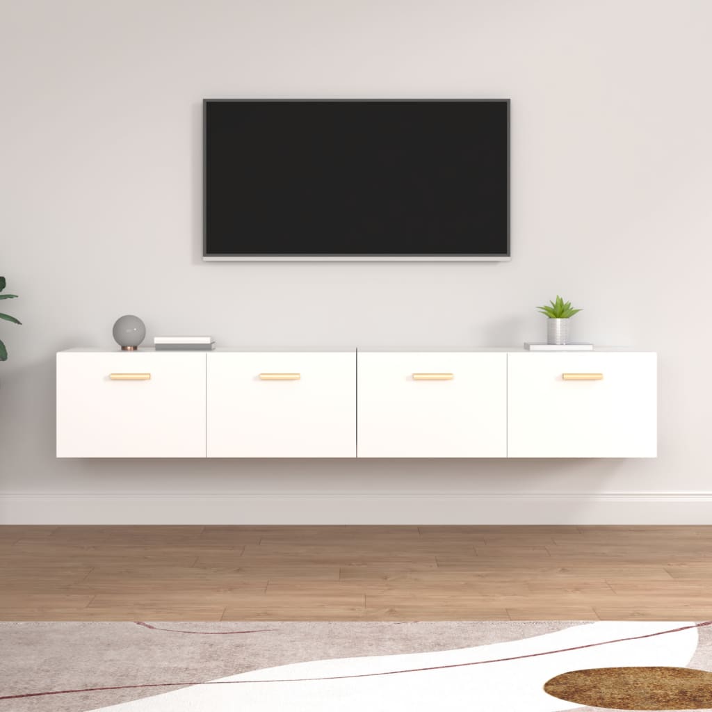Wall Cabinets 2 Pcs Engineered Wood
