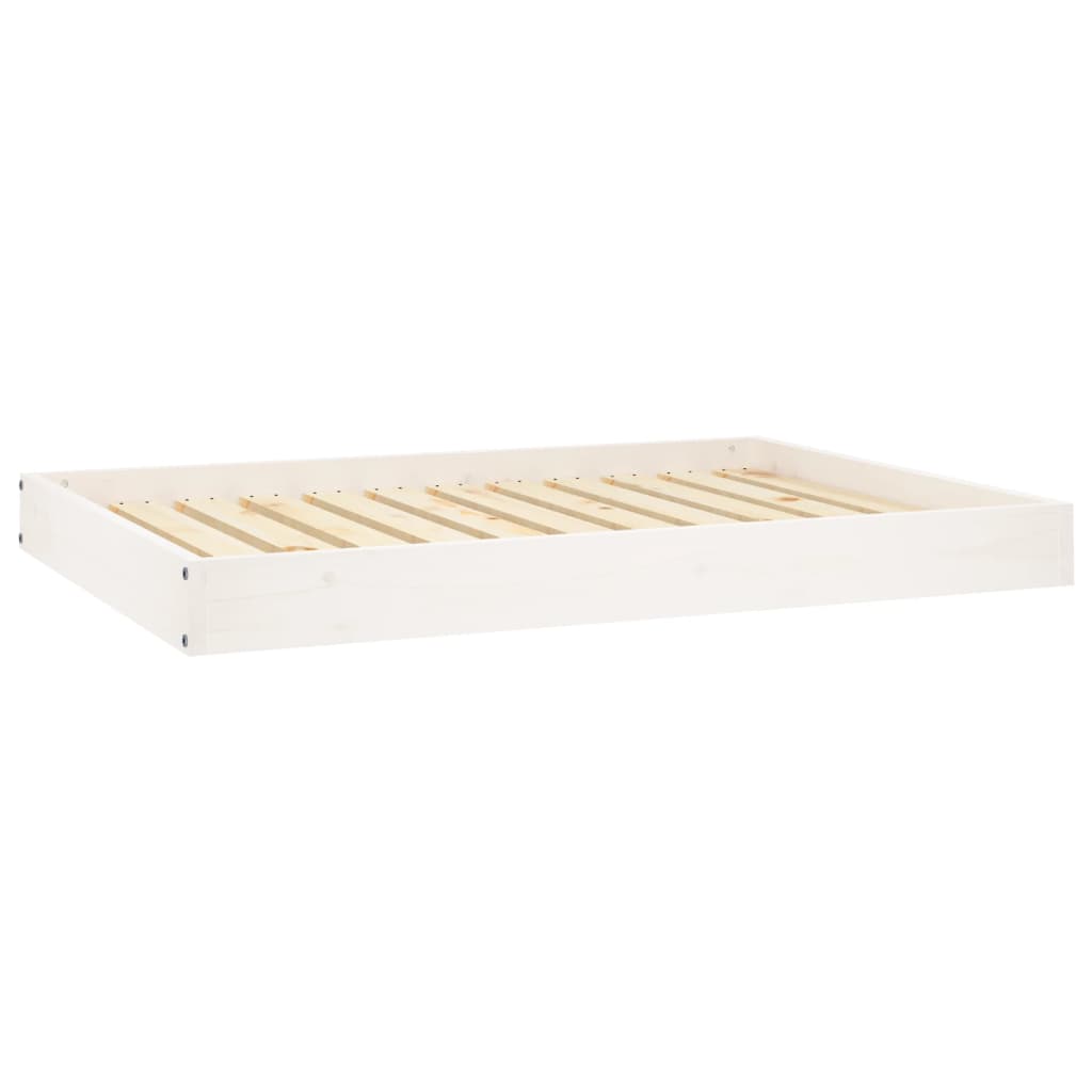 Dog Bed 101.5X74X9 Cm Solid Wood Pine
