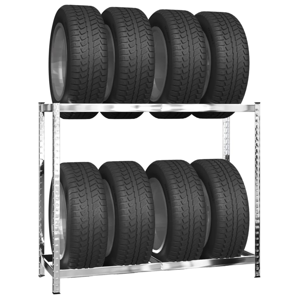 2-Layer Tire Rack Steel