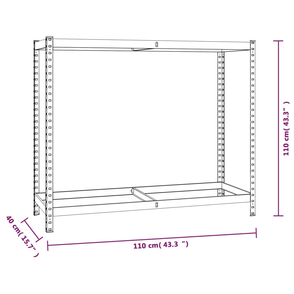 2-Layer Tire Rack Steel