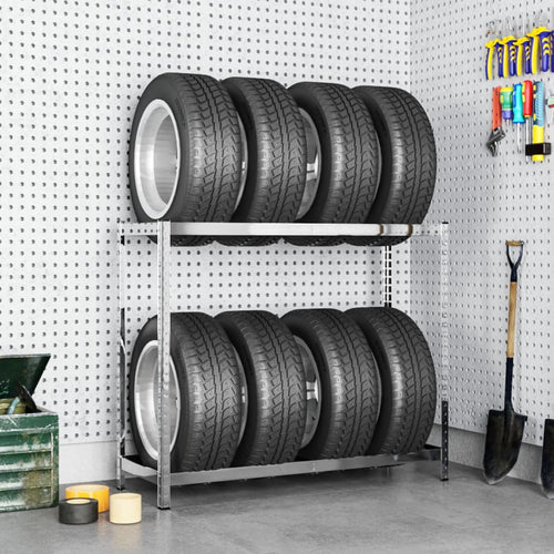 2-Layer Tire Rack Steel