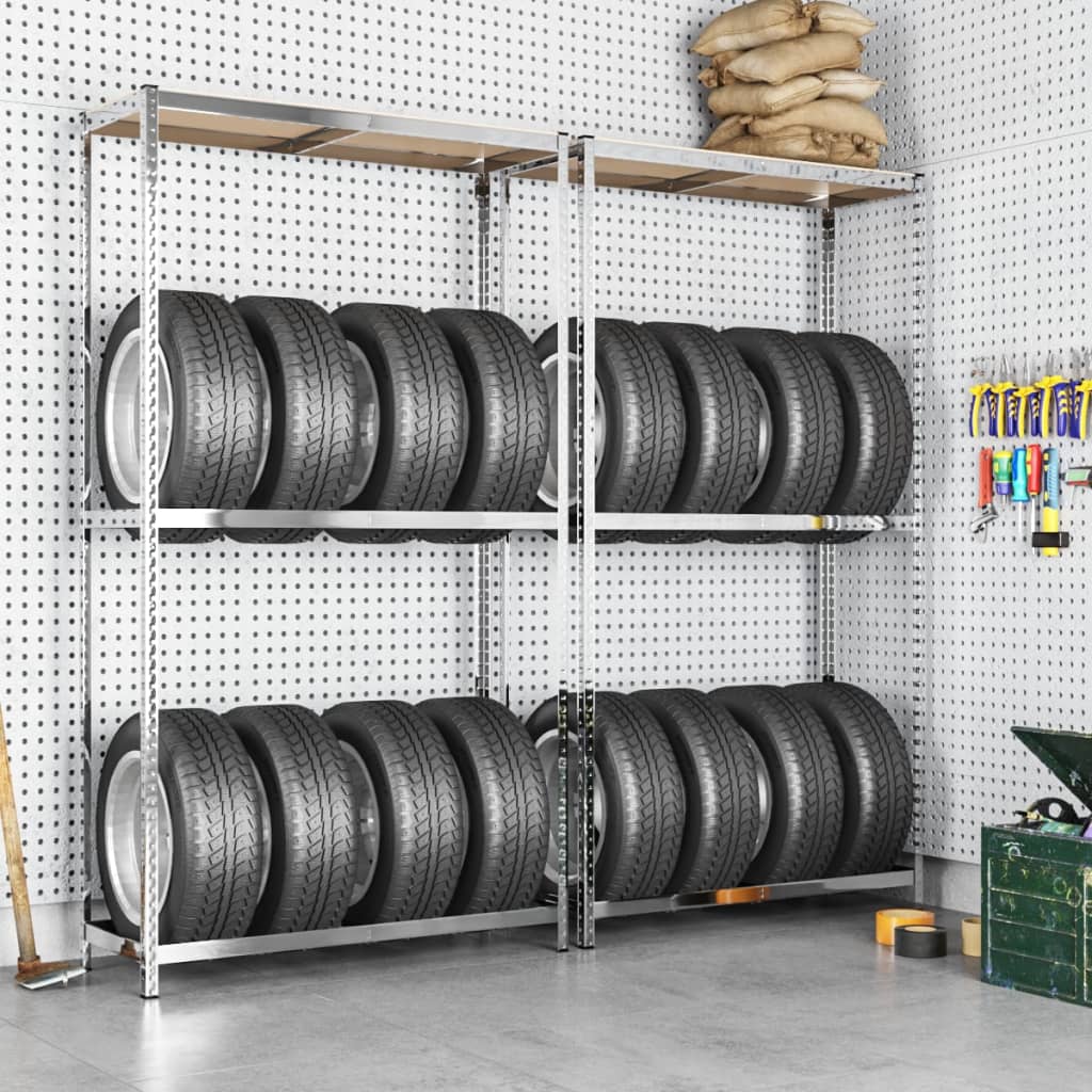 2-Layer Tire Rack Steel