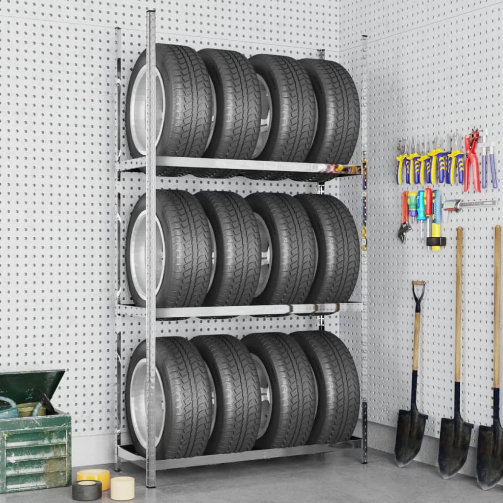 2-Layer Tire Rack Steel