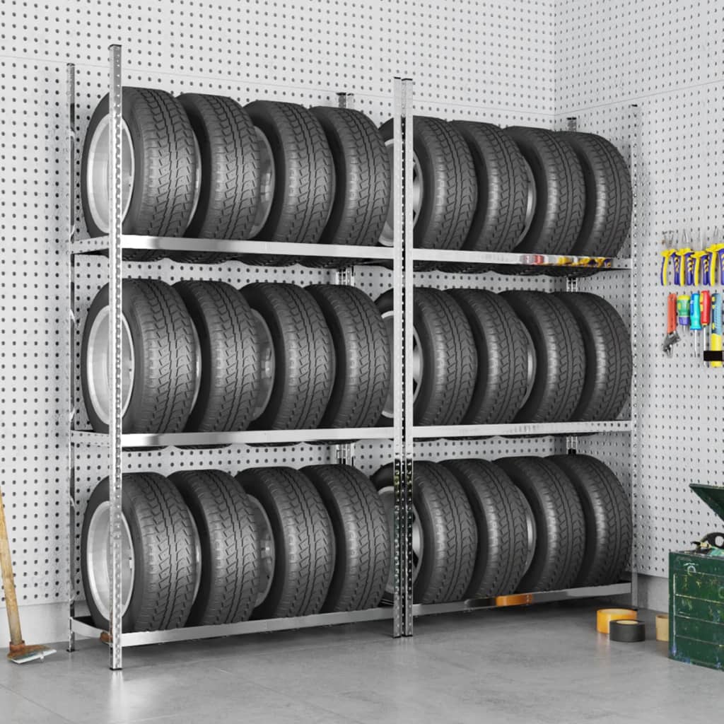 2-Layer Tire Rack Steel