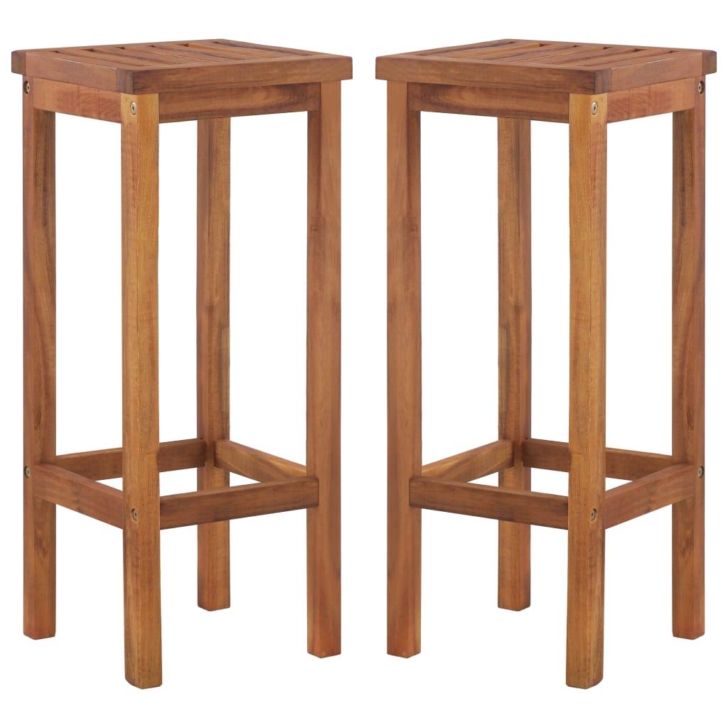 9 Piece Garden Bar Set Solid Wood Acacia