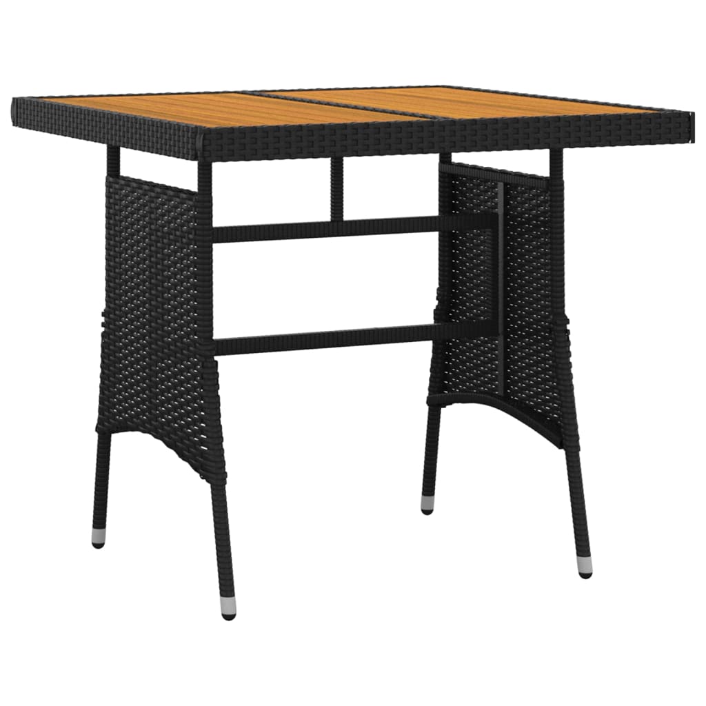 3 Piece Outdoor Dining Set Poly Rattan