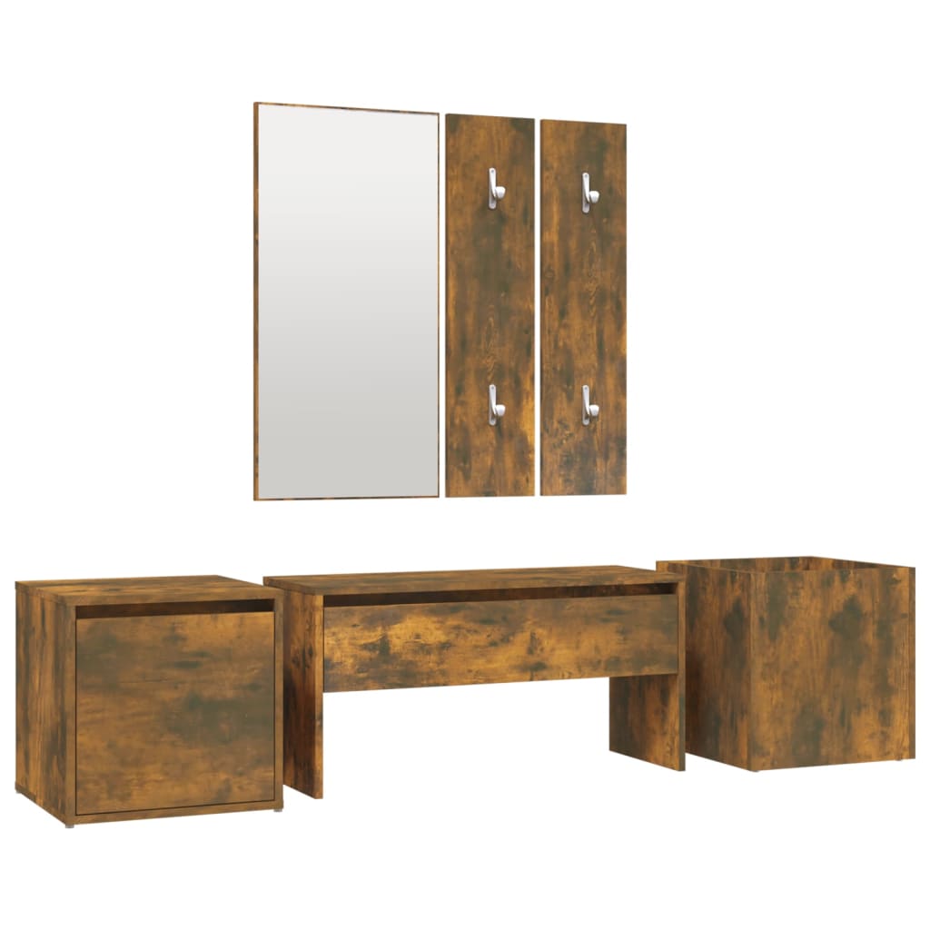 Hallway Furniture Set Engineered Wood