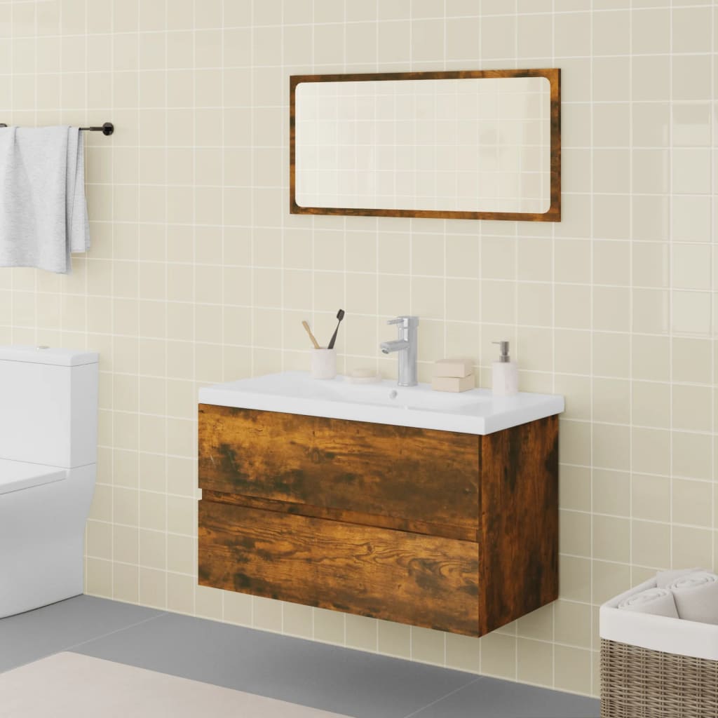 Bathroom Furniture Set | , White | Engineered Wood | Medium
