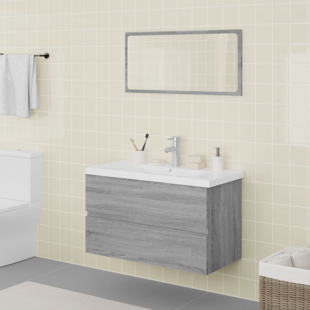Bathroom Furniture Set | , White | Engineered Wood | Medium