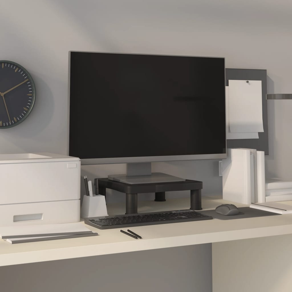 Monitor Stand Black 33.5X34X10.5 Cm