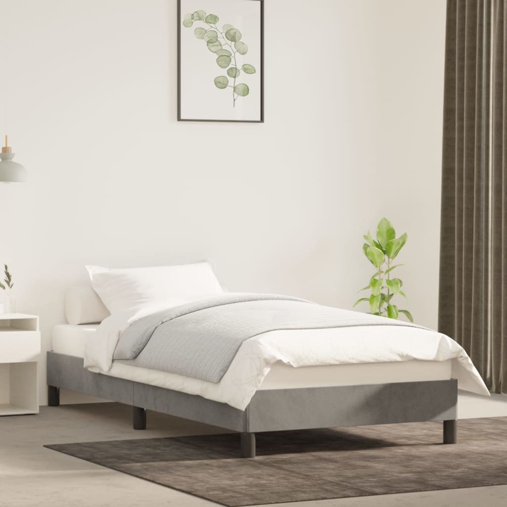 Bed Frame Without Mattress Super King Velvet