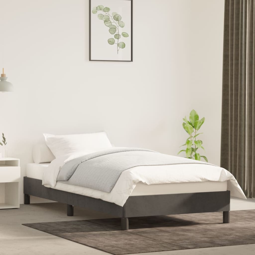 Bed Frame Without Mattress Super King Velvet