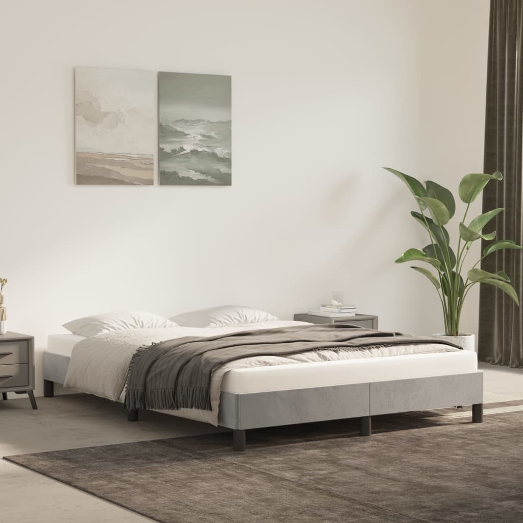 Bed Frame Without Mattress Super King Velvet