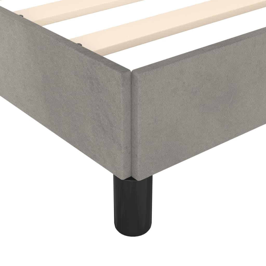Bed Frame Without Mattress Super King Velvet