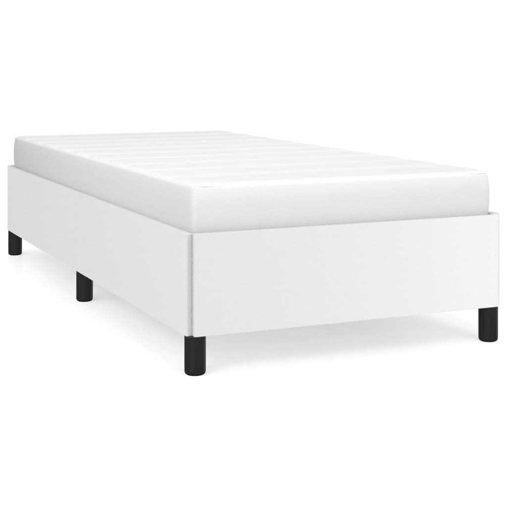 Bed Frame Without Mattress 90X190 Cm Single Single Faux Leather
