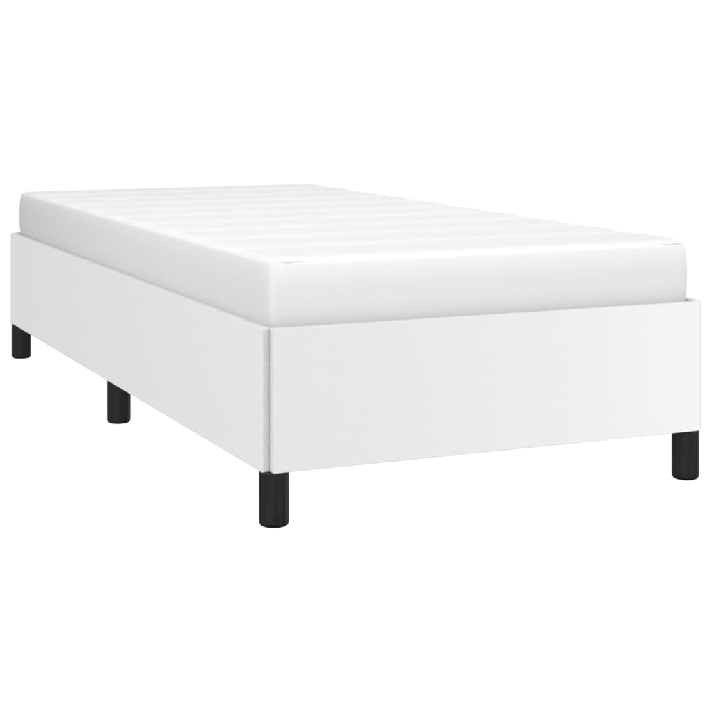 Bed Frame Without Mattress 90X190 Cm Single Single Faux Leather