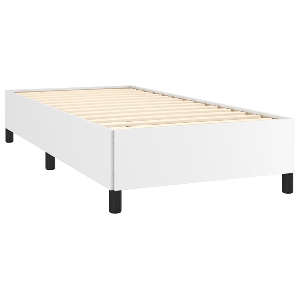 Bed Frame Without Mattress 90X190 Cm Single Single Faux Leather