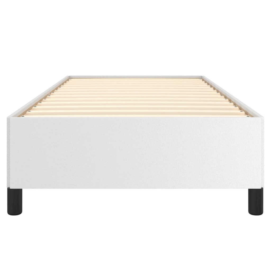 Bed Frame Without Mattress 90X190 Cm Single Single Faux Leather