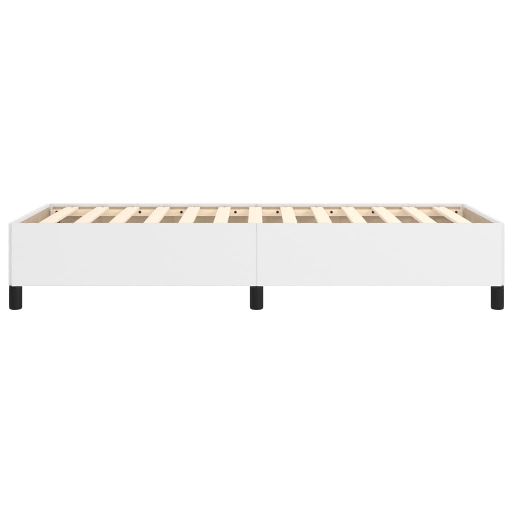 Bed Frame Without Mattress 90X190 Cm Single Single Faux Leather