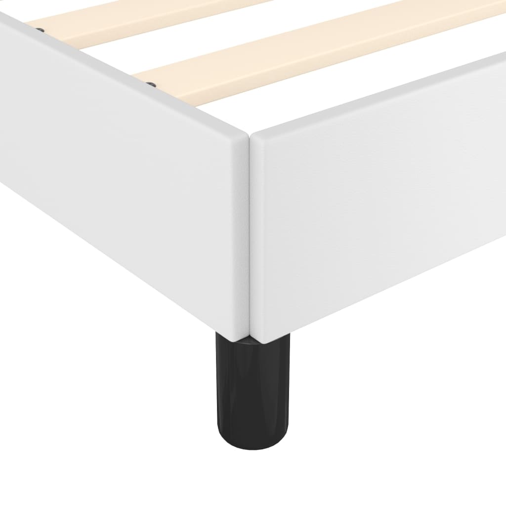 Bed Frame Without Mattress 90X190 Cm Single Single Faux Leather
