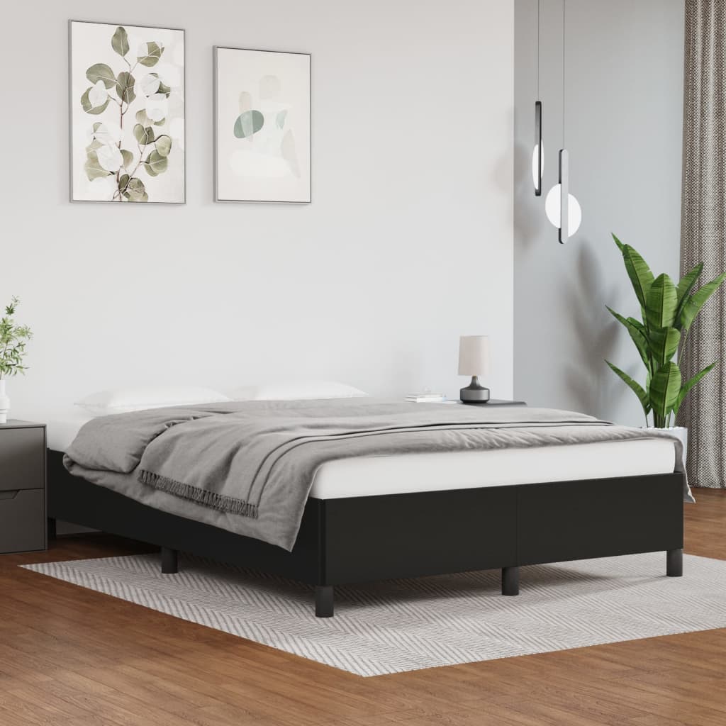 Bed Frame Without Mattress 90X190 Cm Single Single Faux Leather