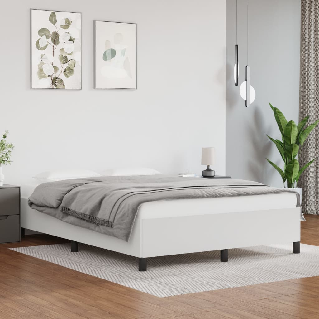 Bed Frame Without Mattress 90X190 Cm Single Single Faux Leather